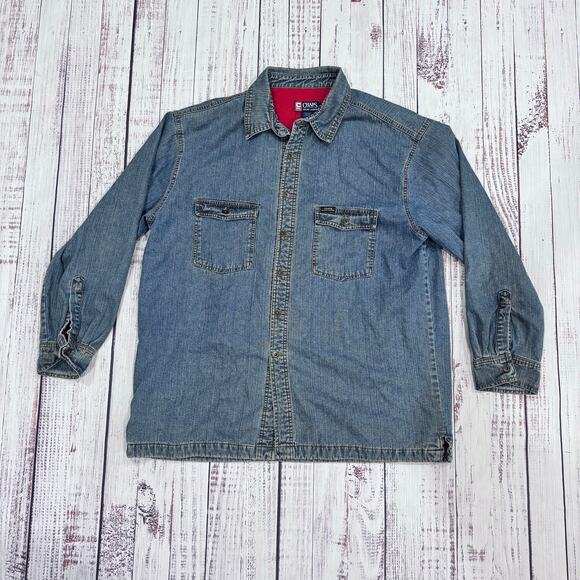 Ralph Lauren Other - Chaps Ralph Lauren Fleece Lined Denim Shirt Jacket Men’s XL Vintage